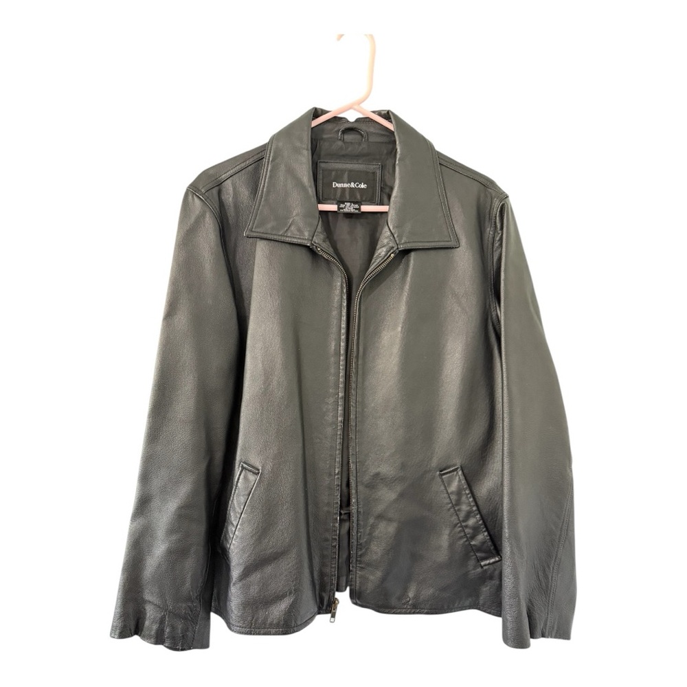 Dunne & Cole Women’s Black Leather Jacket in Size L